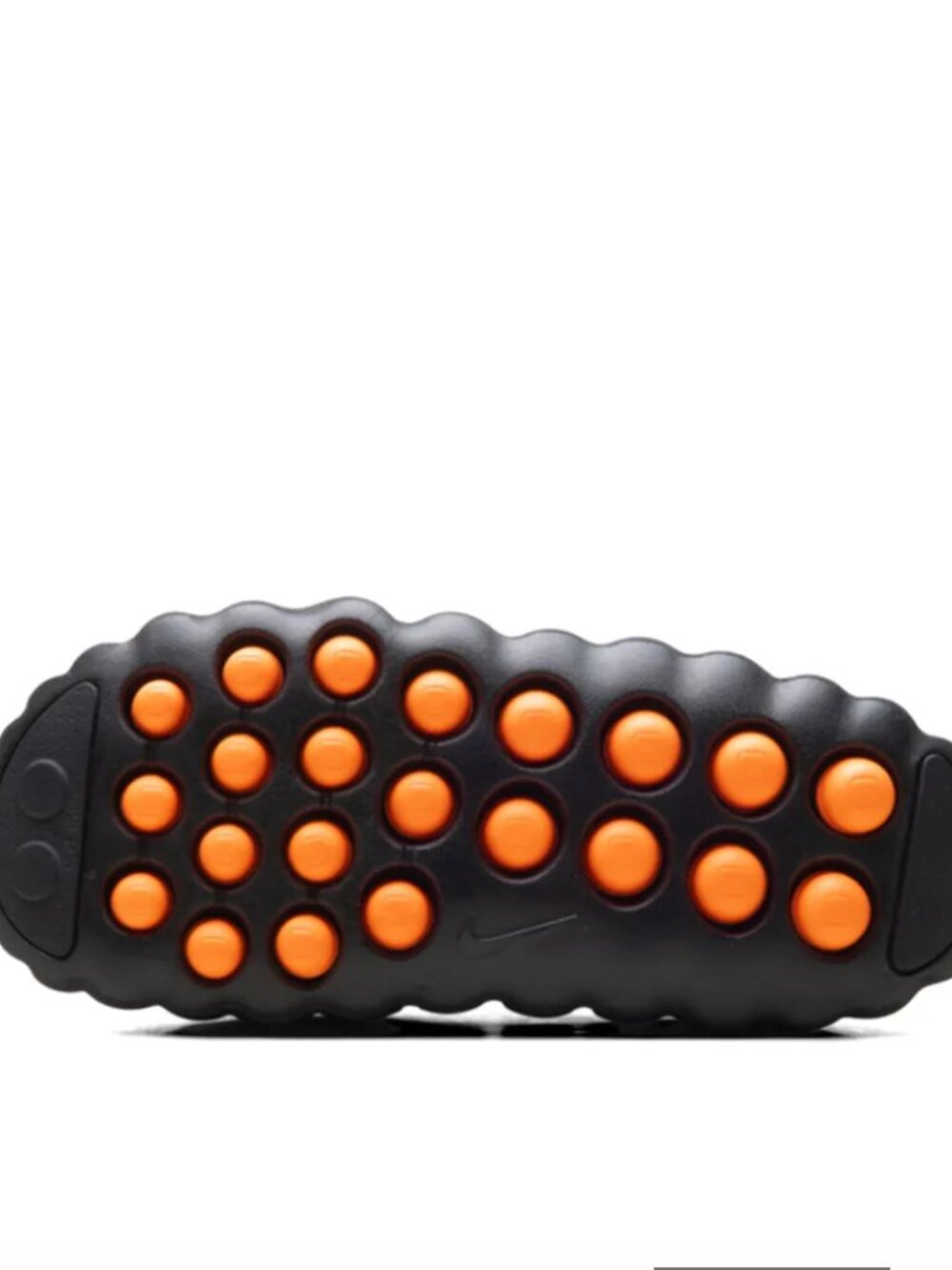 NWT W NIKE MIND 001 BLACK/CHROME-HYPER CRIMSON MULES - Picture 3 of 5
